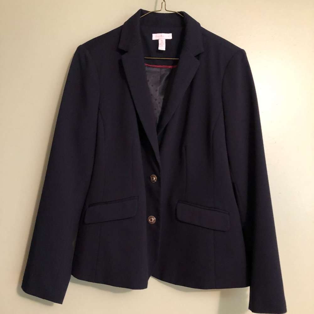 Charter Club Navy Blue Blazer, Size 12